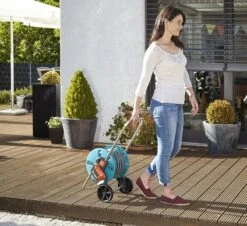 GARDENA - AquaRoll CleverRoll S Set Slangenwagen - Incl. 20 M Slang - Maximaal 40 M Opbergcapaciteit -Gardena 1200x1096