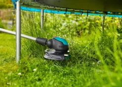 Gardena - 18V ACCU-trimmer EasyCut 23/18V P4A, Snijbreedte 23 Cm, 2x Li-Ion 2.0 Ah Accu, Lader 14700-20 -Gardena b1b0936bd29c4da3c06cc607
