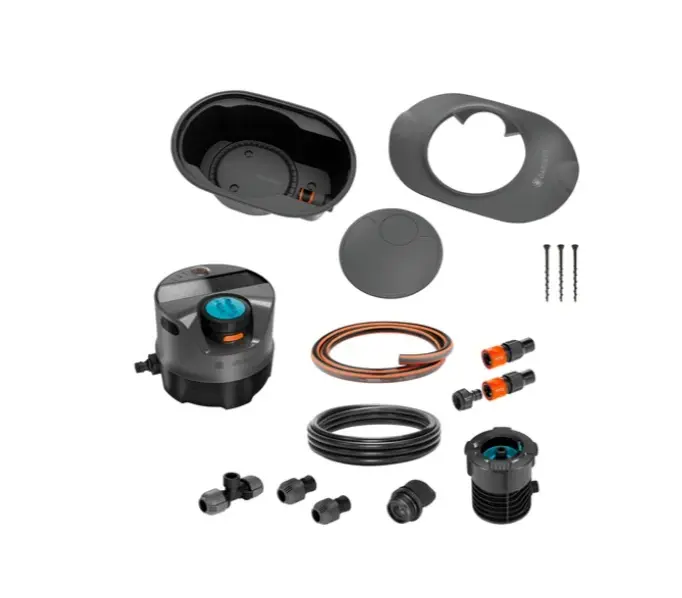 Gardena Sprinklersystem - AquaPrecise Pipeline-irrigatie-eenheid Met Accessoires, Ondergrondse, Bluetooth, Voeding Op Zonne-energie En USB-voeding 16010-20 2 Gardena Sprinklersystem - AquaPrecise Pipeline-irrigatie-eenheid Met Accessoires, Ondergrondse, Bluetooth, Voeding Op Zonne-energie En USB-voeding 16010-20 - Afbeelding 2